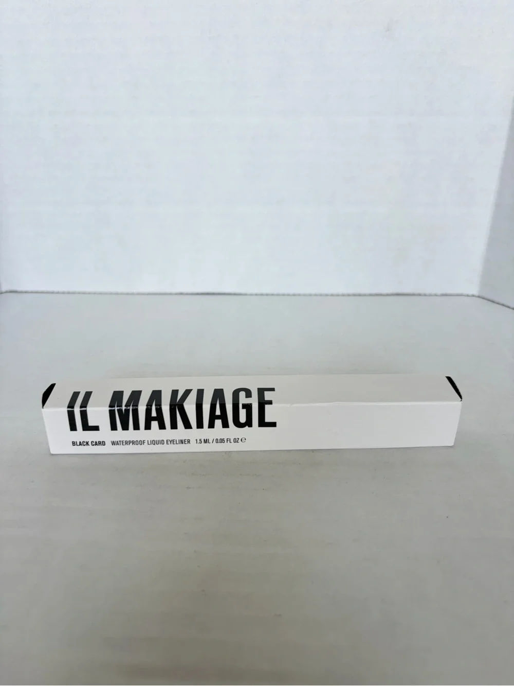 NIB IL MAKIAGE Black Card Waterproof Liquid Eyeliner 0.05 oz Vegan Precision